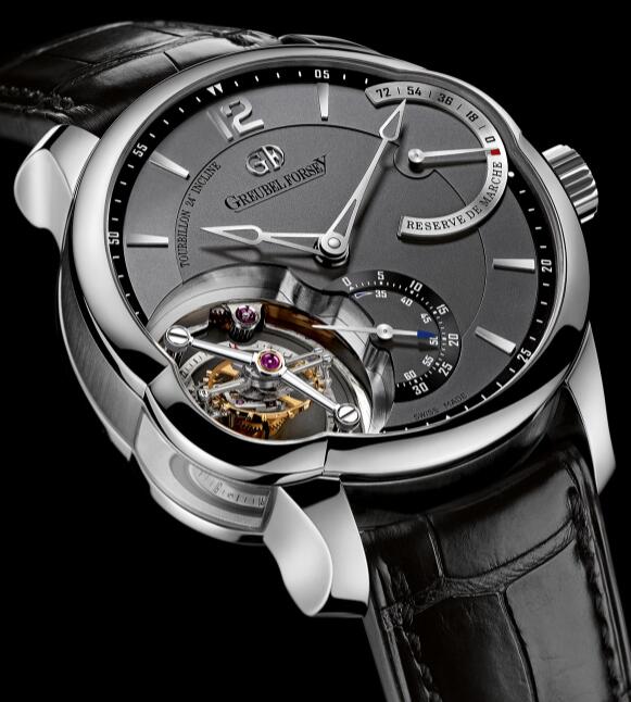 Greubel Forsey Tourbillon 24 Secondes White Gold Black Replica Watch